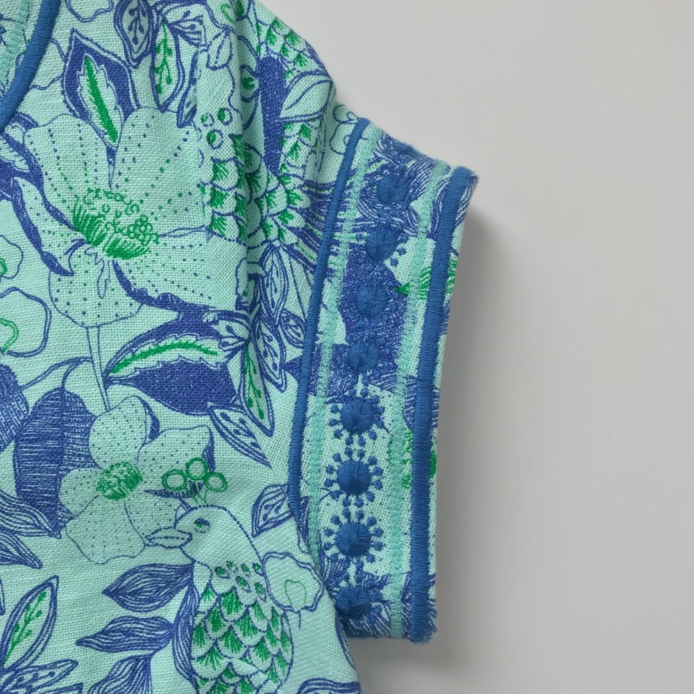 Vineyard Vines Cordia Floral Tunic Dress Size 4 - Picture 8 of 8